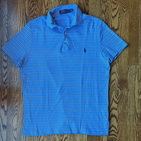 Ralph Lauren Other - Polo Ralph Lauren Blue Striped Shirt, Size Large